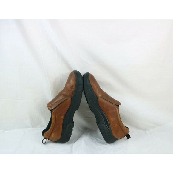 Roper Performance Mens Casual Slip On Shoes Size 10.5 Brown Leather Loafers - Picture 5 of 8